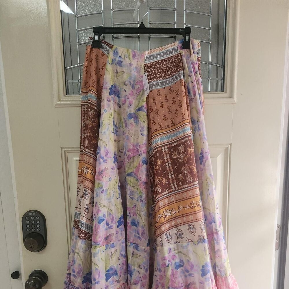 NWT Free People Pastel Maxi Skirt